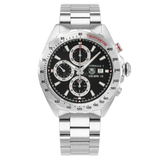  Shop Authentic Tag Heuer Formula 1 Calibre 16 Automatic Chronograph Black Dial Silver Steel Strap Watch for Men - CAZ2010.BA0876 - Luxxuri