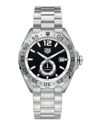 Shop Authentic Tag Heuer Formula 1 Automatic Black Dial Silver Steel Strap Watch for Men - WAZ2012.BA0842 - Luxxuri