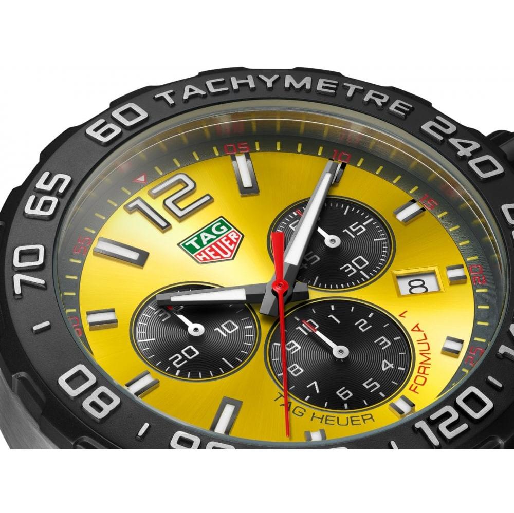  Shop Authentic Tag Heuer Formula 1 Yellow Dial Watch for Men - CAZ101AM.FT8054 - Luxxuri