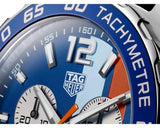  Shop Authentic Tag Heuer Formula 1 Gulf Edition Blue Dial Blue Leather Strap Watch for Men - CAZ101N.FC8243 - Luxxuri