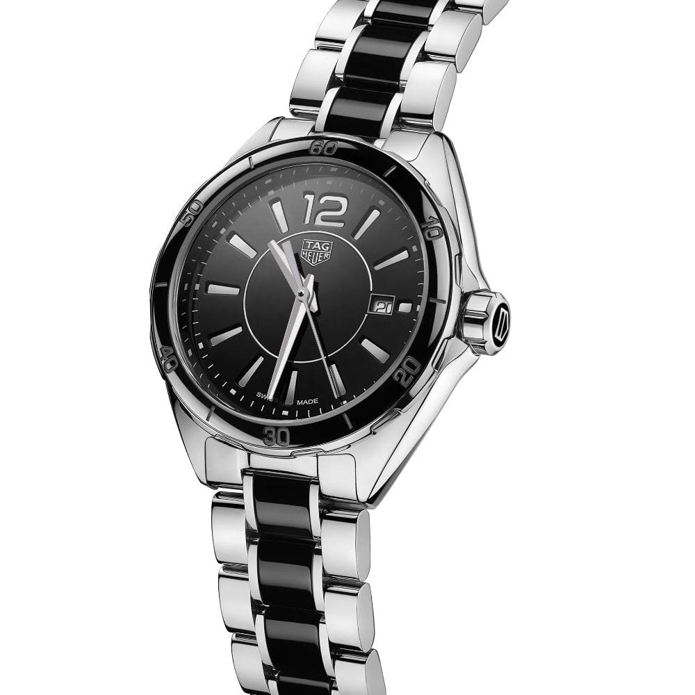  Shop Authentic Tag Heuer Formula 1 Quartz Black Dial Two Tone Steel Strap Watch for Women - WBJ141AA.BA0973 - Luxxuri