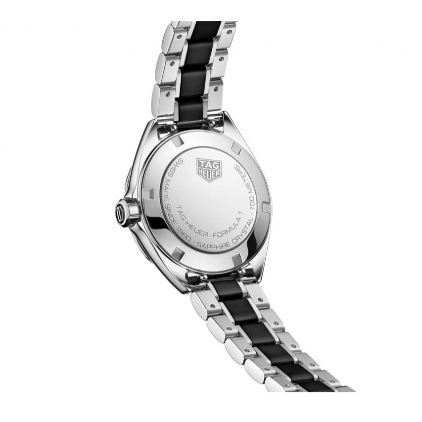  Shop Authentic Tag Heuer Formula 1 Quartz Black Dial Two Tone Steel Strap Watch for Women - WBJ141AA.BA0973 - Luxxuri