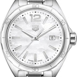  Shop Authentic Tag Heuer Formula 1 Quartz Mother of Pearl White Dial Silver Steel Strap Watch for Women - WBJ1418.BA0664 - Luxxuri
