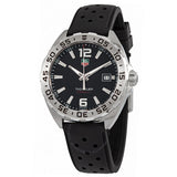  Shop Authentic Tag Heuer Formula 1 Quartz Black Dial Black Rubber Strap Watch for Men -  WAZ1112.FT8023 - Luxxuri