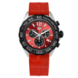  Shop Authentic Tag Heuer Formula 1 Chronograph Red Dial Red Rubber Strap Watch for Men - CAZ101AN.FT8055 - Luxxuri