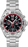 Shop Authentic Tag Heuer Formula 1 Chronograph Black Dial Silver Steel Strap Watch for Men - CAZ101Y.BA0842 - Luxxuri