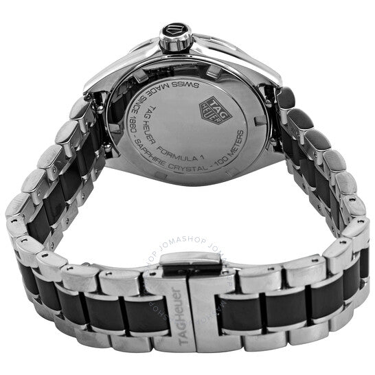  Shop Authentic Tag Heuer Formula 1 Diamonds Black Dial Two Tone Steel Strap Watch for Women - WBJ141AB.BA0973 - Luxxuri