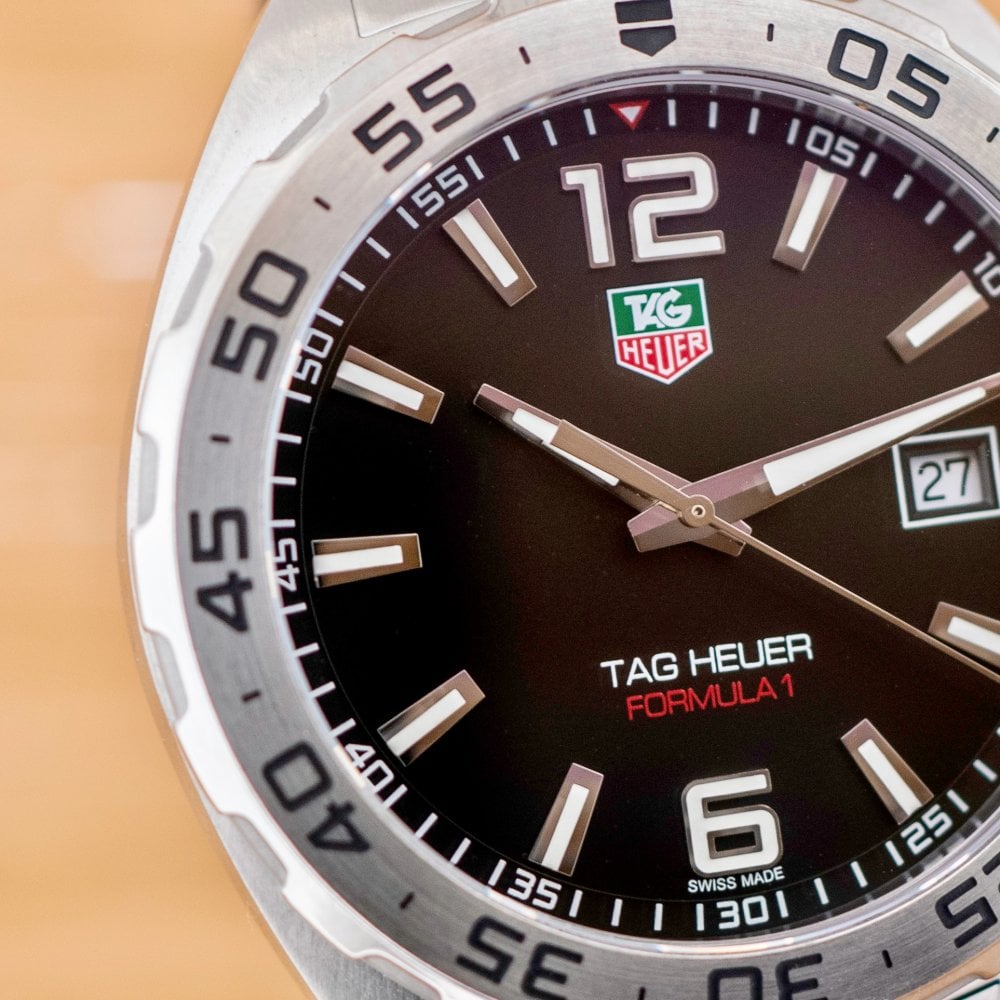  Shop Authentic Tag Heuer Formula 1 Quartz Black Dial Watch For Men - WAZ1112.BA0875 - Luxxuri