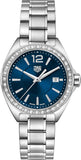  Shop Authentic Tag Heuer Formula 1 Diamonds Blue Dial Silver Steel Strap Watch for Women - WBJ1416.BA0664 - Luxxuri