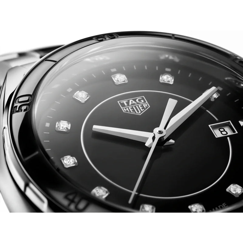  Shop Authentic Tag Heuer Formula 1 Diamonds Black Dial Two Tone Steel Strap Watch for Women - WBJ141AB.BA0973 - Luxxuri