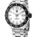 Tag Heuer Formula 1 White Dial Silver Steel Strap Watch for Men - WAZ1111.BA0875
