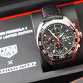  Shop Authentic Tag Heuer Formula 1 Mario Kart Chronograph Black Dial Black Leather Strap Watch for Men - CAZ201E.FC6517 - Luxxuri