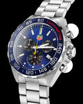  Shop Authentic Tag Heuer Formula 1 Red Bull Racing Chronograph Blue Dial Silver Steel Strap Watch for Men - CAZ101AK.BA0842 - Luxxuri