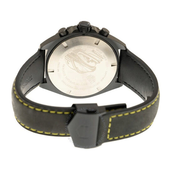  Shop Authentic Tag Heuer Formula 1 Chronograph Senna Black Dial Black Leather Strap Watch for Men - CAZ101AJ.FC6487 - Luxxuri