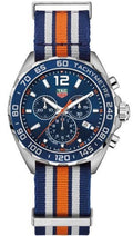 Tag Heuer Formula 1 Chronograph 43mm Blue Dial NATO Strap Watch for Men - CAZ1014.FC8196