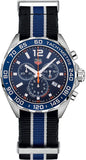  Shop Authentic Tag Heuer Formula 1 Chronograph Blue Dial Two Tone NATO Strap Watch for Men - CAZ1014.FC8197 - Luxxuri