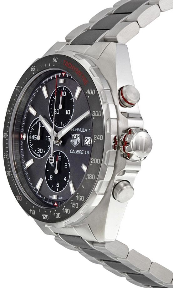  Shop Authentic Tag Heuer Formula 1 Automatic Chronograph Grey Dial Two Tone Strap Watch for Men - CAZ2012.BA0970 - Luxxuri