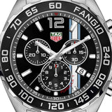  Shop Authentic Tag Heuer Formula 1 Chronograph Black Dial Silver Steel Strap Watch for Men - CAZ101H.BA0842 - Luxxuri