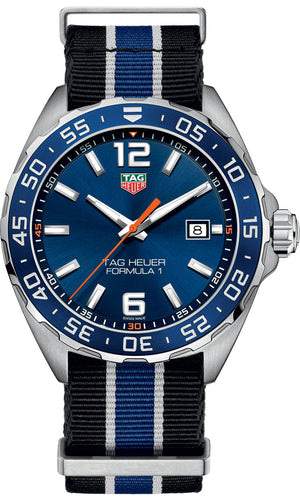  Shop Authentic Tag Heuer Formula 1 Blue Dial Watch for Men - WAZ1010.FC8197 - Luxxuri