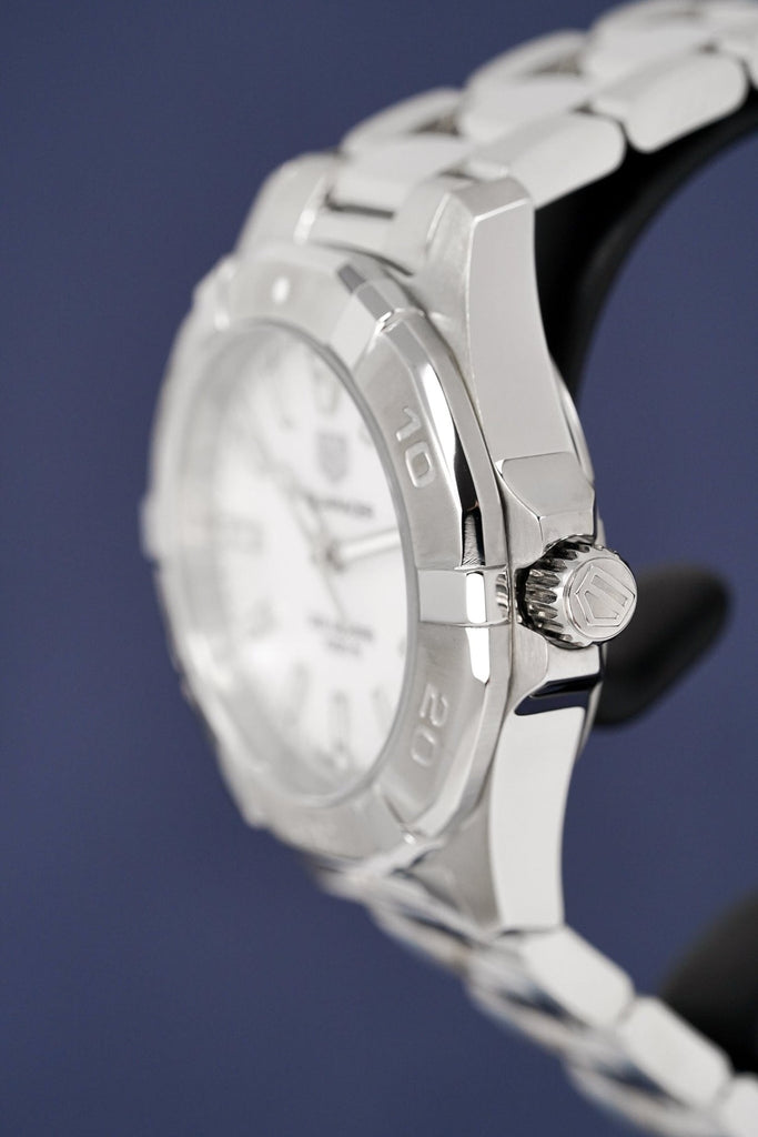  Shop Authentic Tag Heuer Aquaracer White Mother of Pearl Dial Watch for Women - WBD1311.BA0740 - Luxxuri