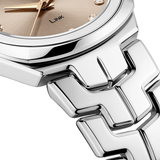  Shop Authentic Tag Heuer Link Quartz Brown Dial Silver Steel Strap Watch for Women - WBC131E.BA0649 - Luxxuri