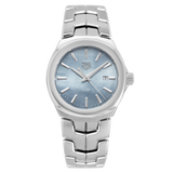  Shop Authentic Tag Heuer Link Quartz Mother of Pearl Dial Silver Steel Strap Watch for Women - WBC1311.BA0600 - Luxxuri