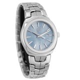  Shop Authentic Tag Heuer Link Quartz Mother of Pearl Dial Silver Steel Strap Watch for Women - WBC1311.BA0600 - Luxxuri