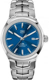  Shop Authentic Tag Heuer Link Automatic Blue Dial Silver Steel Strap Watch for Men - WBC2112.BA0603 - Luxxuri