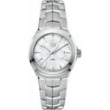  Shop Authentic Tag Heuer Link Quartz Mother of Pearl Dial Silver Steel Strap Watch for Women - WBC1310.BA0600 - Luxxuri