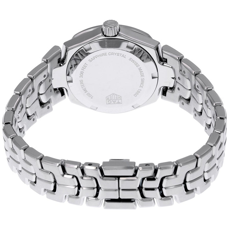  Shop Authentic Tag Heuer Link Quartz Diamonds Mother of Pearl Dial Silver Steel Strap Watch for Women - WBC1312.BA0600 - Luxxuri