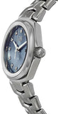 Shop Authentic Tag Heuer Link Quartz Diamonds Blue Mother of Pearl Dial Silver Steel Strap Watch for Women - WBC1313.BA0600 - Luxxuri