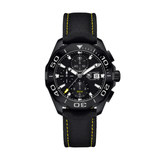  Shop Authentic Tag Heuer Aquaracer PVD Black Dial Watch for Men - CAY218A.FC6361 - Luxxuri