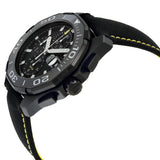  Shop Authentic Tag Heuer Aquaracer Chronograph PVD Black Dial Black Nylon Strap Watch for Men - CAY218A.FC6361 - Luxxuri