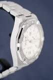  Shop Authentic Tag Heuer Aquaracer Chronograph White Dial Silver Steel Strap Watch for Men - WAY111Y.BA0928 - Luxxuri