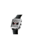  Shop Authentic Tag Heuer Monaco Calibre 12 Final Edition Chronograph Grey Dial Black Leather Strap Watch for Men - CAW211J.FC6476 - Luxxuri