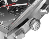 Shop Authentic Tag Heuer Monaco Calibre 12 Final Edition Chronograph Grey Dial Black Leather Strap Watch for Men - CAW211J.FC6476 - Luxxuri