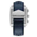  Shop Authentic Tag Heuer Monaco Gulf Automatic Chronograph Blue Dial Blue Leather Strap Watch for Men - CBL2115.FC6494 - Luxxuri