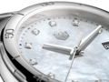 Tag Heuer Formula 1 White Mother of Pearl Dial Silver Steel Strap Watch for Women - WBJ1319.BA0666