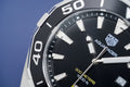  Shop Authentic Tag Heuer Aquaracer Quartz Black Dial Silver Steel Strap Watch for Men - WAY101A.BA0746 - Luxxuri