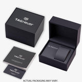  Shop Authentic Tag Heuer Autavia Chronometer Flyback Automatic Chronograph Black Dial Black Leather Strap Watch for Men - CBE511A.FC8279 - Luxxuri