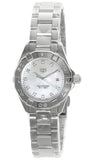  Shop Authentic Tag Heuer Aquaracer Diamonds Mother of Pearl Dial Silver Steel Strap Watch for Women - WBD1414.BA0741 - Luxxuri