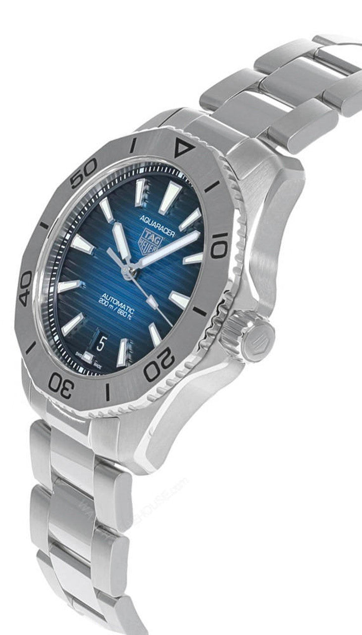  Shop Authentic Tag Heuer Aquaracer Professional 200 Automatic Blue Dial Silver Steel Strap Watch for Men - WBP2111.BA0627 - Luxxuri
