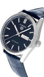  Shop Authentic Tag Heuer Carrera Day Date Blue Dial Blue Leather Strap Watch for Men - WBN2012.FC6502 - Luxxuri