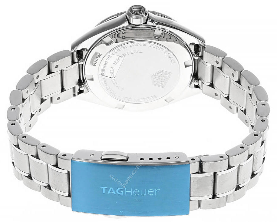  Shop Authentic Tag Heuer Formula 1 Diamonds Mother of Pearl White Dial Silver Steel Strap Watch for Women - WBJ141A.BA0664 - Luxxuri