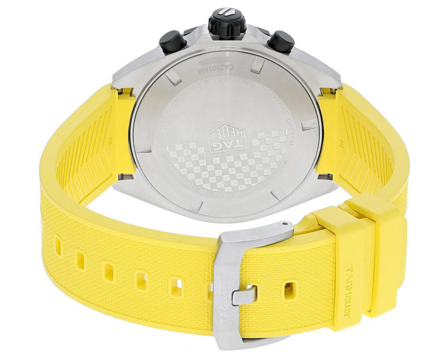  Shop Authentic Tag Heuer Formula 1 Chronograph Yellow Dial Yellow Rubber Strap Watch for Men - CAZ101AM.FT8054 - Luxxuri