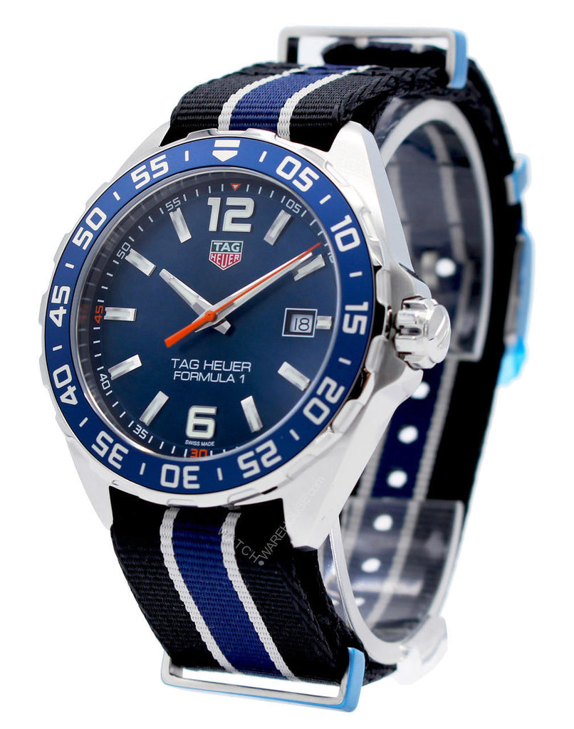 Shop Authentic Tag Heuer Formula 1 Blue Dial Watch for Men - WAZ1010.FC8197 - Luxxuri