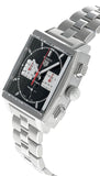  Shop Authentic Tag Heuer Monaco Automatic Chronograph Black Dial Silver Steel Strap Watch for Men - CBL2113.BA0644 - Luxxuri