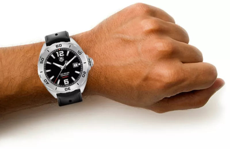  Shop Authentic Tag Heuer Formula 1 Automatic Black Dial Black Rubber Strap Watch for Men - WAZ2113.FT8023 - Luxxuri