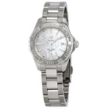  Shop Authentic Tag Heuer Aquaracer Mother of Pearl Dial Silver Steel Strap Watch for Women - WBD131A.BA0748 - Luxxuri