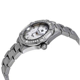  Shop Authentic Tag Heuer Aquaracer Diamonds Mother of Pearl White Dial Silver Steel Strap Watch for Women - WBD131C.BA0748 - Luxxuri